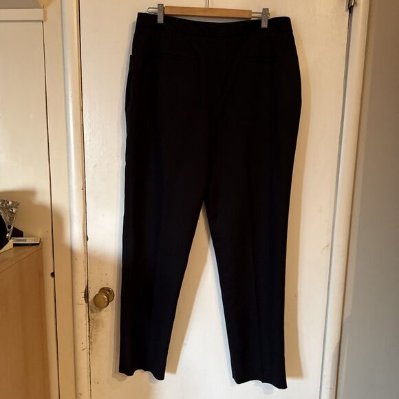 VTG Pendleton Navy 100% Virgin Wool Dress Pants High-Rise Blue | Sz 14/31W - Picture 3 of 11